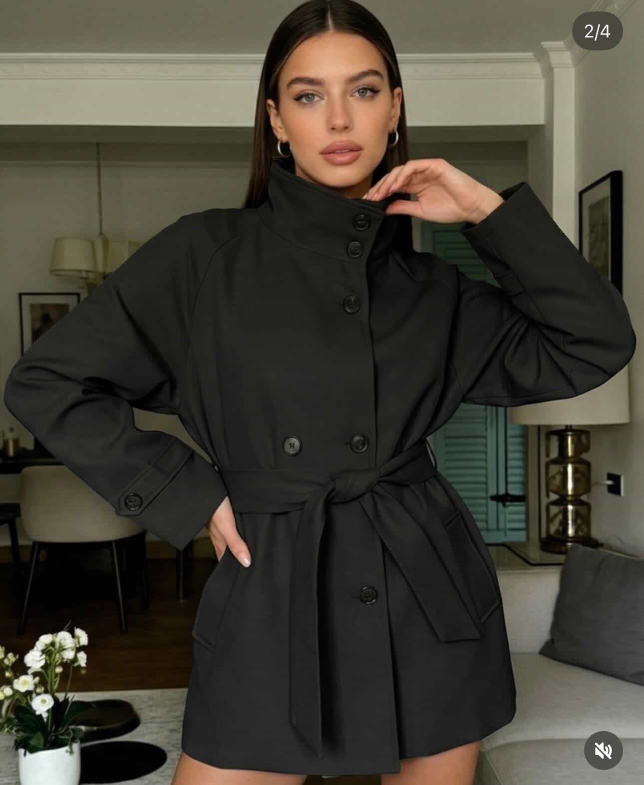 Trenchcoat mit Gürtel