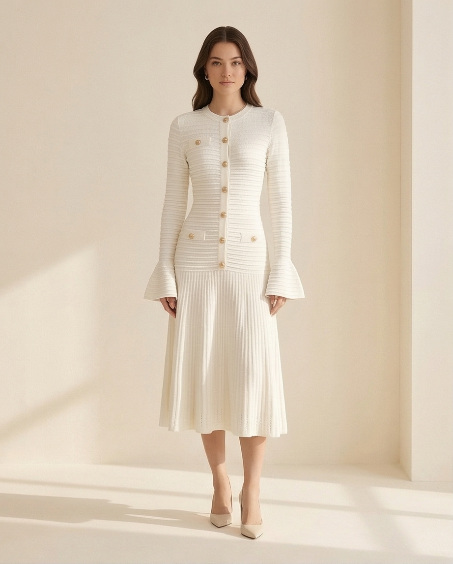 Elegantes Strickkleid