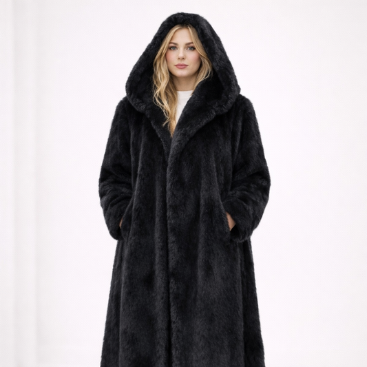 Oversize Fake-Fur Jacke – weich, warm & elegant